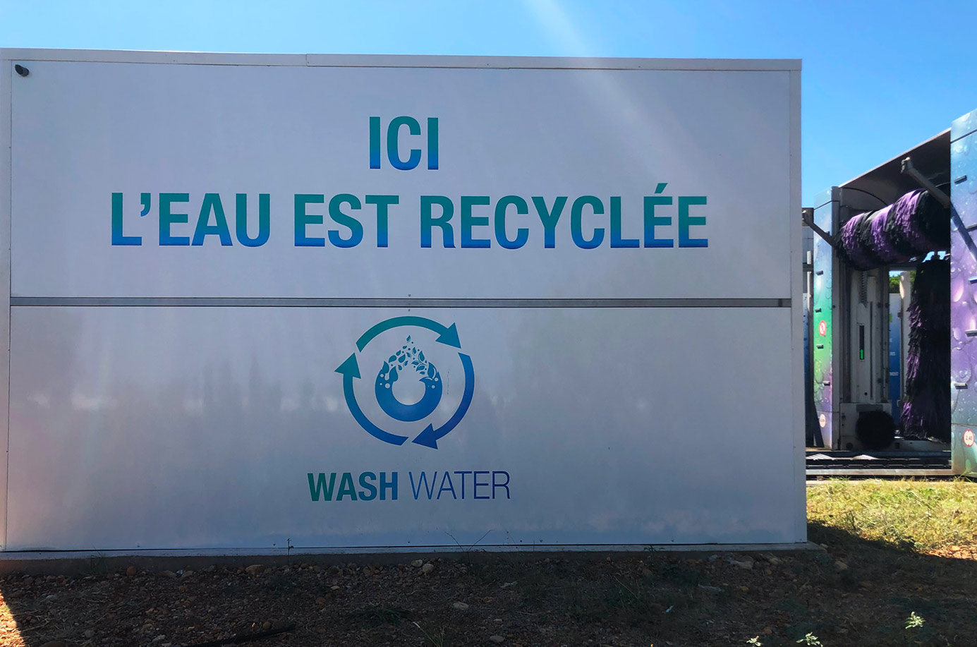 recyclage eau de lavage wash water