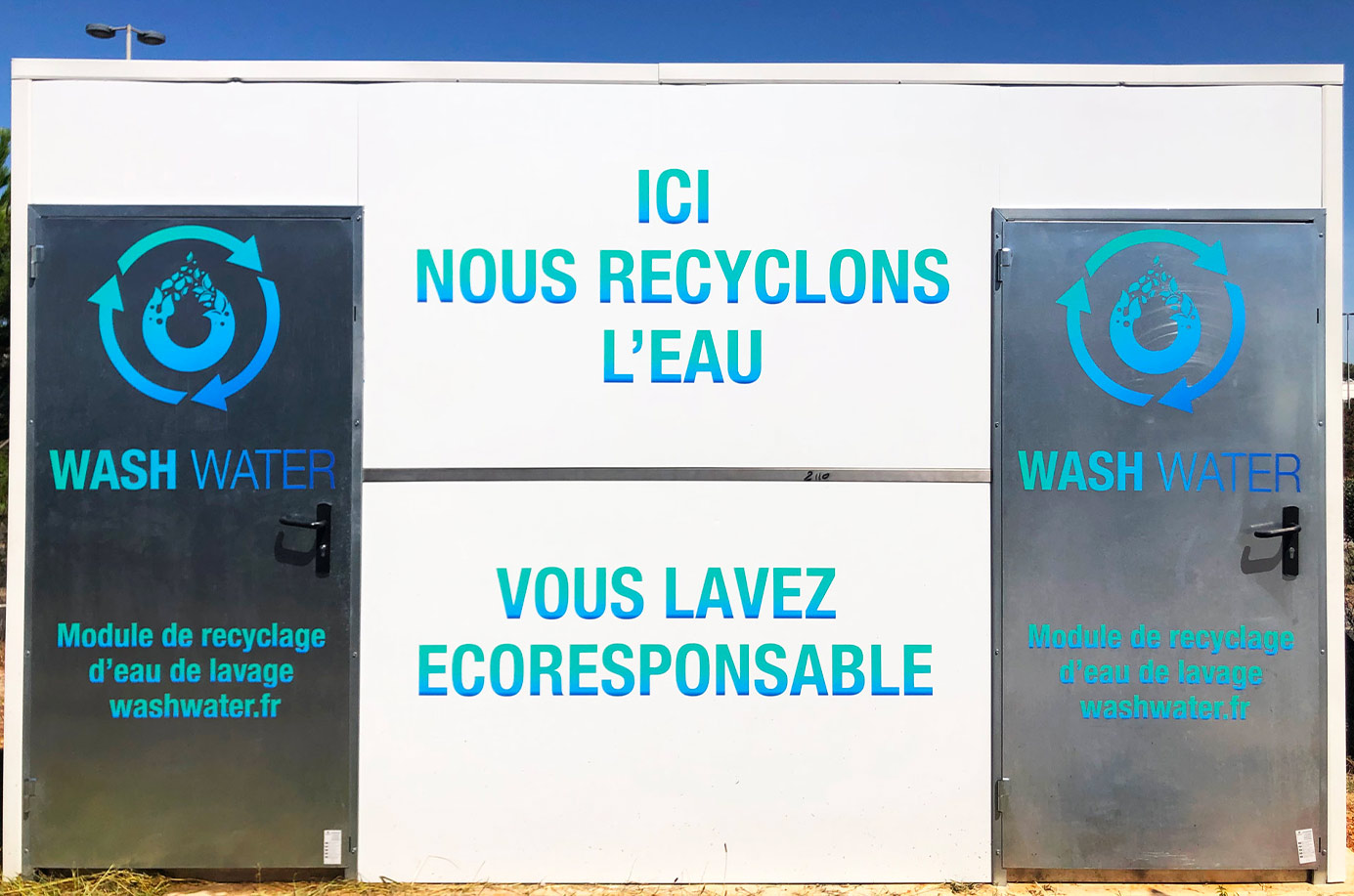 recyclage eau de lavage wash water